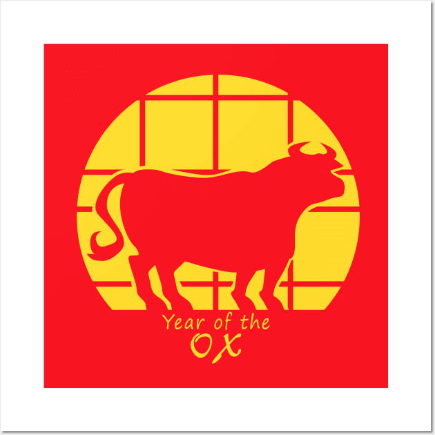 Year of the Ox Wall Art by SakuraDragon